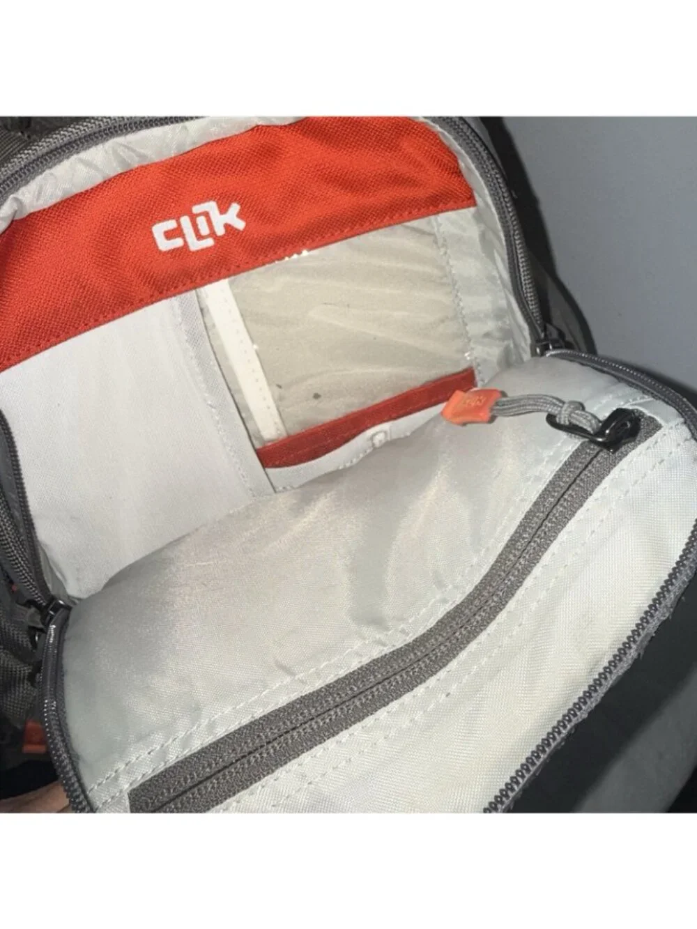 Clik Elite Camera Backpack Hiking Photography Pack w/ Padded Insert Gray